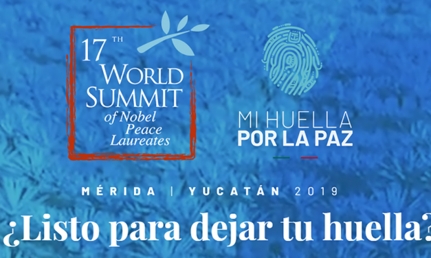 Yucatán, sede de la 17ª Cumbre Mundial de Premios Nobel de la Paz
