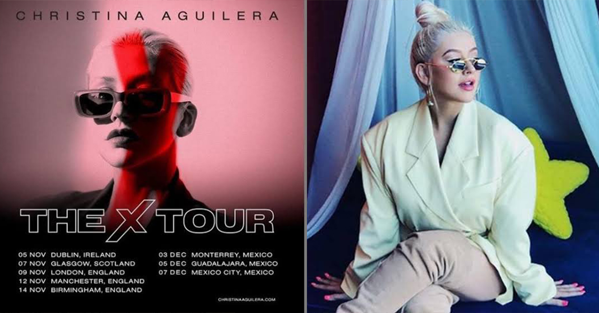 Christina Aguilera se presenta en la Ciudad de México este 7 de diciembre