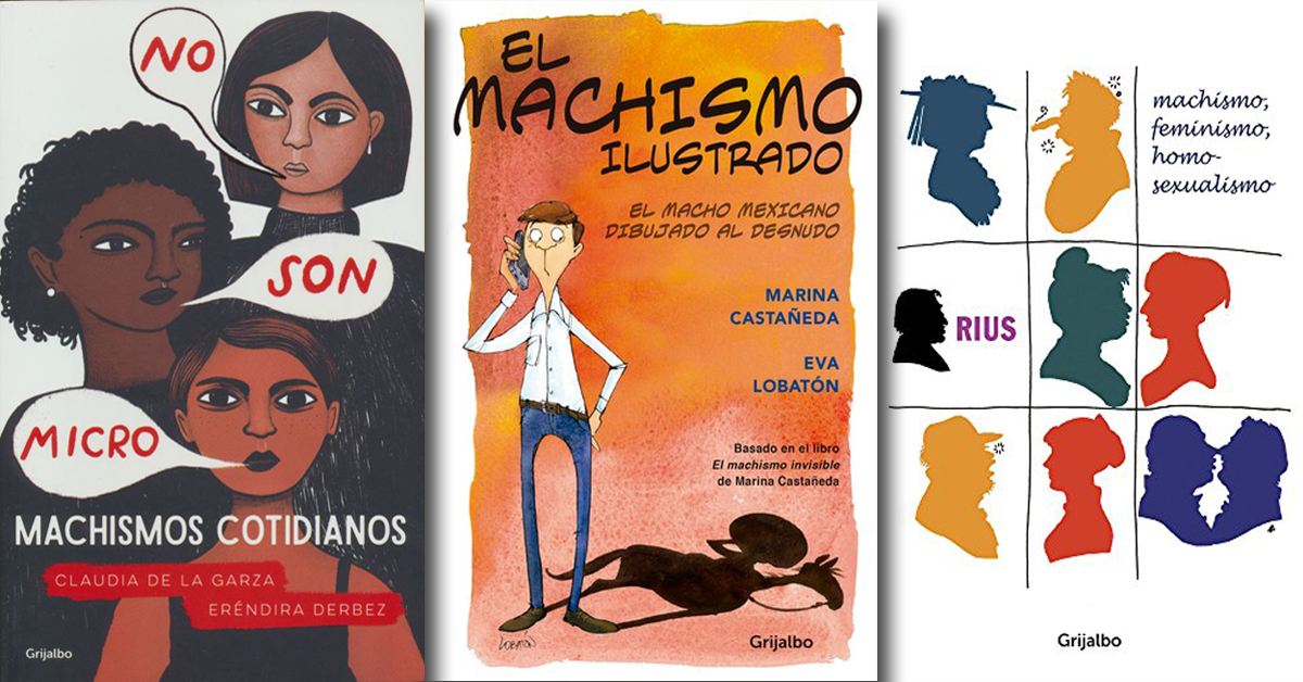 Tres libros para reflexionar el machismo ‘con dibujitos’