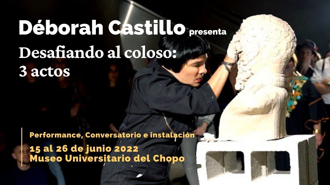 Déborah Castillo presenta Desafiando al coloso: tres actos