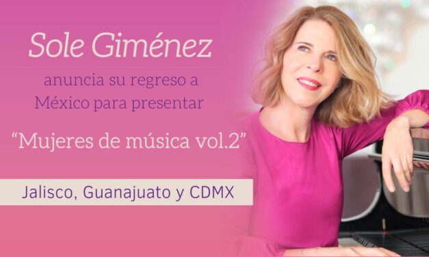 Sole Giménez vuelve a México para presentar “Mujeres de música vol.2”