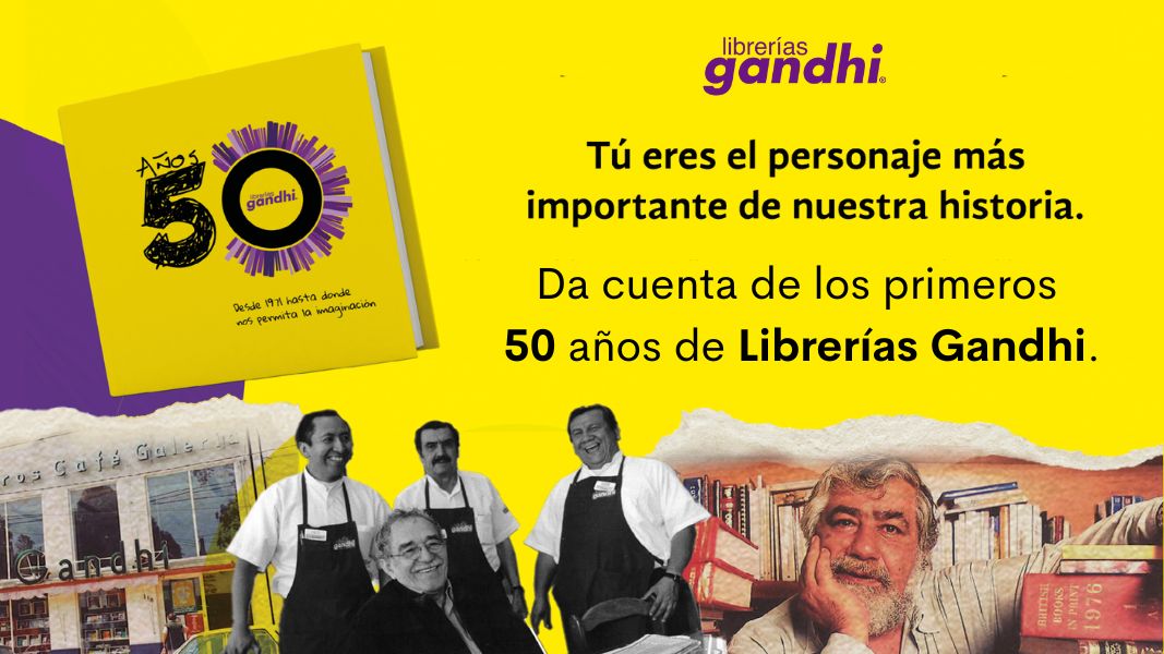 50 años de historia de Librerías Gandhi