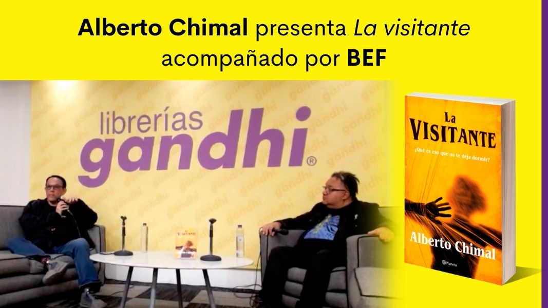 Alberto Chimal presenta su novela La visitante