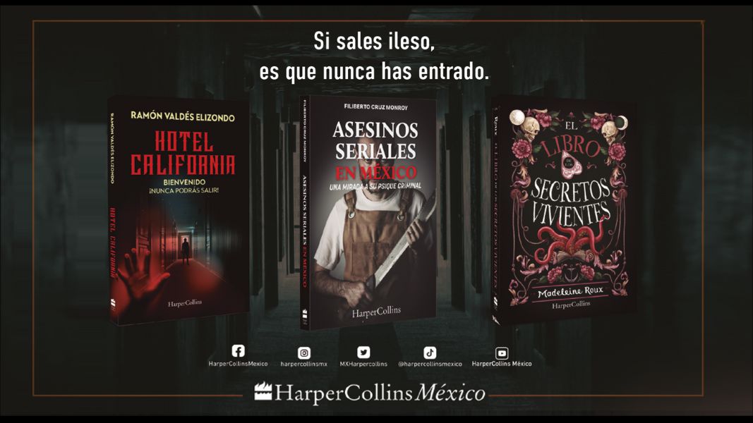 HarperCollins México te trae lo oscuro de la naturaleza humana