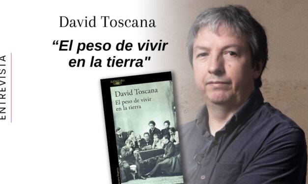 David Toscana y su nuevo libro: El peso de vivir en la tierra