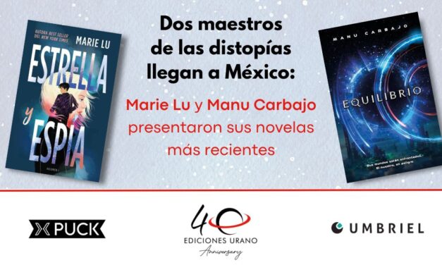 Dos maestros de las distopías llegan a México: Marie Lu y Manu Carbajo presentaron sus novelas más recientes