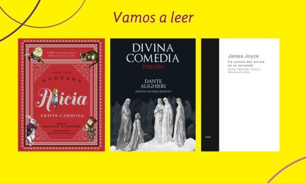 Vamos a leer: recomendaciones de novedades editoriales